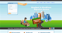 Desktop Screenshot of bloggertowpmigration.com